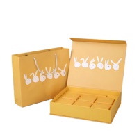 Vente en gros Coffret cadeau haut de gamme exquis Coffret cadeau créatif avec fermeture magnétique avec sac à main, insert Coffret cadeau amusant pour Pâques