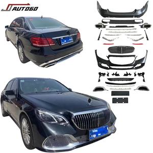2024 nouveau Kit carrosserie pour mercedes-benz W212 <span class=keywords><strong>classe</strong></span> E 2013 2014 2015 mise à niveau vers W223 <span class=keywords><strong>S</strong></span> Maybach calandre de pare-chocs avant arrière tuyau de diffuseur - Product Image 1