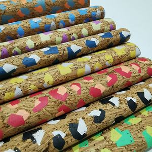 <span class=keywords><strong>Portugal</strong></span> écologique paillettes imprimé tissu de liège naturel imperméable pour canapé meubles artisanat vêtement portefeuille sac chaussures - Product Image 4