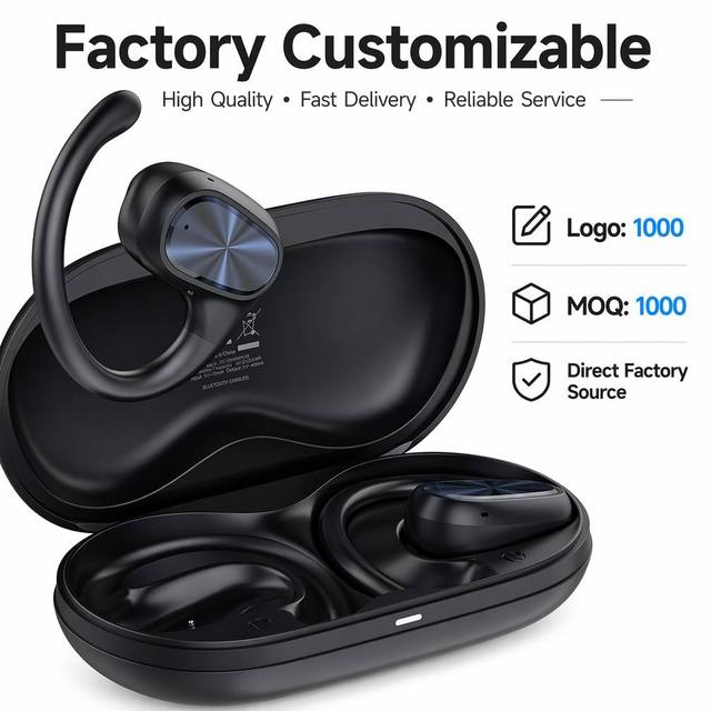 Professional Sport Ear-hook TWS Earbuds BT 5.3 Secure Fit Gym Custom Headphones, Direct From the Factory Wholesale Bulk 2026 New