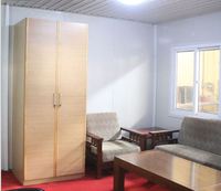 Estructura de acero de construcción rápida, contenedor de vida prefabricado moderno, casas pequeñas prefabricadas modulares listas para enviar
