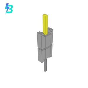 מחבר DWM-01-52-<span class=keywords><strong>L</strong></span>-S-210 מקורי של הספק המקורי, מחבר DWM בעל 1 מיקום, מרווח גמיש, מצופה זהב, DWM0152LS210, חיבור דרך חור. - Product Image 1
