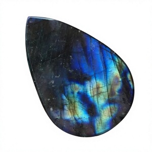 Natural Labradorite Heart Shape Brilliant Cut Loose Gemstone Blue Flash 6mm/7mm 5/<b>7</b> Carat Polished Stone Rings Pendants Jewelry - Product Image 6