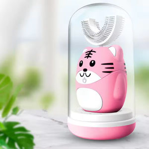 Cepillo de Dientes Eléctrico Sónico Ultrasónico Recargable por USB, Duradero, en Forma de U de 360 Grados, con Diseño de Dibujos Animados, para Viajes - Product Image 3