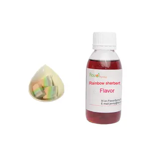 Wholesale Retail China Factory Price Rainbow Sherbert Concentrate Flavor For Business And DIY Accept Sample Order