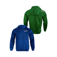 Vente en gros Logo personnalisé Veste de course sportive Vestes pour hommes Vêtements de sport pour l'exercice quotidien de base