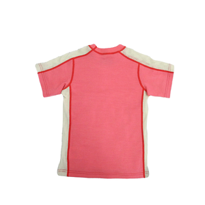 Solarwool personnalisé enfants vêtements enfant en bas âge enfants solide bébé roche laine mérinos <span class=keywords><strong>rose</strong></span> filles t-shirt - Product Image 2