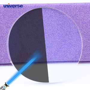 <span class=keywords><strong>Lentes</strong></span> ópticas de material base Blanco de resina dura de fábrica Lente fotocromática Blue Ray Spin - Product Image 1