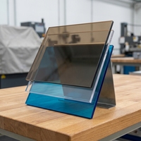 Plaque en polycarbonate résistante aux rayures, revêtement dur anti-rayures, panneau PC solide pour la protection des équipements