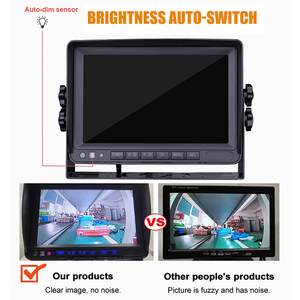 AlwayCare DP230-5 7-Inch TFT Four-Segment OLED/LCD 800x480 HD PAL/NTSC Automatic Conversion Rear View Car Monitor USB Tf - Product Image 4