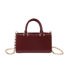 Sac pour femme de conception nouvelle, sac à bandoulière de luxe en cuir verni, sac à bandoulière tendance en cuir PU pour femme, sac fourre-tout - Product Image 4