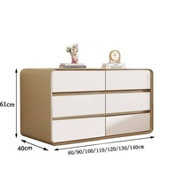 Tête de lit et pied de lit en cuir crème vintage avec rangement, personnalisable pour chambre et salon