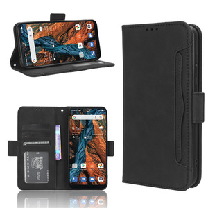 Funda de cuero con tapa tipo billetera y ranuras para múltiples tarjetas, diseño de rayas de ganado, para teléfono celular Consumer Cellular <span class=keywords><strong>Verve</strong></span> Connect ZTE Z6103 - Product Image 3