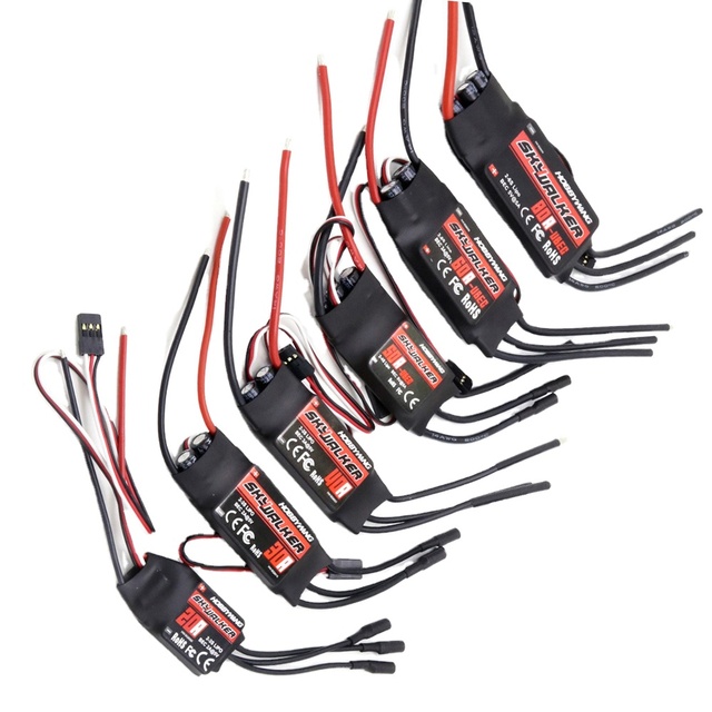 ESC 15A 20A 30A 40A 50A 60A 80A 100A V2 ESC 2-6S Brushless Controller UBEC for RC Quadcopter Airplanes