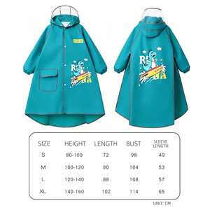 Artículo de Moda, Impermeable, Ecológico, Duradero, Material EVA, Impermeables para Niños de una Sola Pieza, para Parques Acuáticos y Viajes - Product Image 3