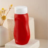 220ml Ldpe Pp Matériel Mayonnaise Bouteille Bbq Sauce Bouteille Salade Sauce Squeeze Bouteille