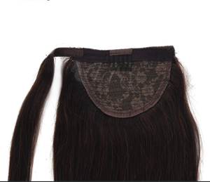 KSWIGS Queue de cheval blonde lisse à clipser, extension de cheveux humains, postiche à enrouler, double trame machine, pour femmes - Product Image 6