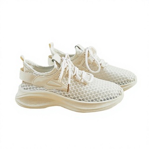 Zapatos para caminar de malla transpirable para mujer, zapatillas informales de suela suave, calzado de otoño con punta redonda - Product Image 4