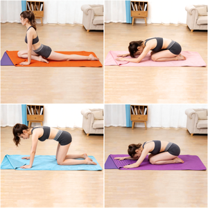 <span class=keywords><strong>Serviette</strong></span> de yoga antidérapante en polyester/nylon doux (80%/20%), écologique, hypoallergénique, séchage rapide, couleur unie, logo personnalisé, pour l'exercice - Product Image 5