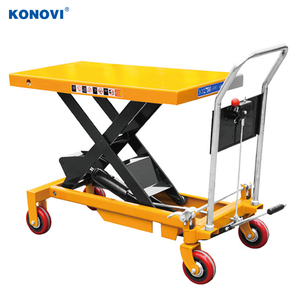 Lifting Machine 1000Kg 3ton Hand <span class=keywords><strong>Manual</strong></span> Hydraulische Vaste Ijzeren Schaarheftafel Lifter <span class=keywords><strong>Trolley</strong></span> - Product Image 3