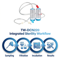 Recipiente de Prueba de Esternocidricidad Desechable TW-DCN220 con Membrana MCE/N66, Sistema Cerrado para Filtración de Líquidos Farmacéuticos y de Laboratorio