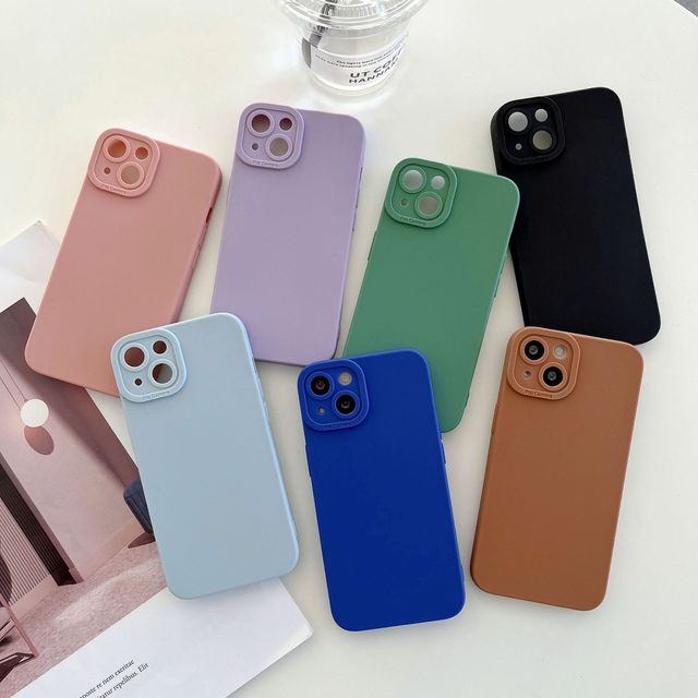 New TPU Material Mobile Phone Case for I17 I6 I5 I4 Shockproof Injection Molding Anti-Fall Liquid Silicone Phone Case