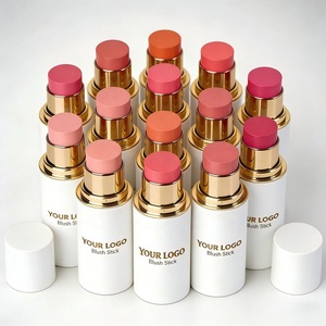 LOW MOQ Custom Logo Creamy <strong>Blush</strong> Mutli Stick Vegan <strong>Matte</strong> 11 Color Rubor Private Label Waterproof Blusher Face Makeup <strong>Blush</strong> Stick - Product Image 2