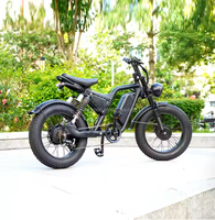 Bicicleta de Montaña Eléctrica con Cuadro de Aluminio y Neumáticos Anchos para Adultos, Bicicleta Eléctrica de 48V 15Ah