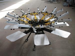 Manual de alta calidad 8 colores 8 estaciones camiseta <span class=keywords><strong>pulpo</strong></span> máquina de serigrafía <span class=keywords><strong>pulpo</strong></span> serigrafia - Product Image 6