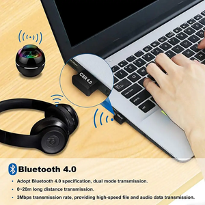 Adaptador <span class=keywords><strong>USB</strong></span> <span class=keywords><strong>Bluetooth</strong></span> 4,0 Adaptador de transmisión de audio y video <span class=keywords><strong>Bluetooth</strong></span> 4,0 <span class=keywords><strong>Usb</strong></span> <span class=keywords><strong>Dongle</strong></span> para computadora portátil de escritorio - Product Image 6
