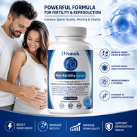 Capsules de soutien à la fertilité masculine OEM/ODM, formule à base de plantes à marque privée pour le nombre et la motilité des spermatozoïdes, l'équilibre hormonal