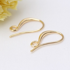 Crochets de boucle d'oreille plaqués or 14K/18K boucles d'oreilles bricolage fournitures de fabrication de <span class=keywords><strong>bijoux</strong></span> matériaux accessoires de boucle d'oreille pour femmes en gros - Product Image 6