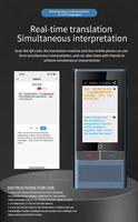 Traductor Inteligente Z6 Versión 4G con Pantalla Táctil de 3.1 Pulgadas y Asistente Inteligente con IA, Compatible con la Traducción de 138 Idiomas