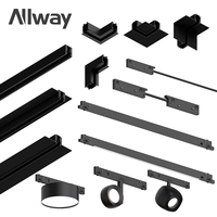 Luces de Techo LED COB de Aluminio de Diseño Moderno con Ángulo Ajustable para Supermercados y Oficinas en Casa