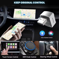 Nouvel adaptateur sans fil CarPlay Auto 2026 5,8 GHz Quad Core Zéro Latence Plug and Play Convertisseur USB Mini en Aluminium pour iPhone Android