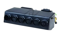Kit de climatisation avec compresseur 12V sous le tableau de bord pour camion, camping-car, bus, véhicule, climatisation de stationnement 24V