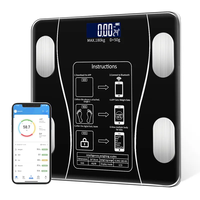 Báscula Digital Multifuncional de Grasa Corporal de 180 kg/396 lb con Aplicación OKOK