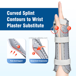 Support de <span class=keywords><strong>poignet</strong></span> orthopédique réglable <span class=keywords><strong>Attelle</strong></span> médicale du canal carpien en métal pour fracture de la <span class=keywords><strong>main</strong></span> <span class=keywords><strong>Attelle</strong></span> de fixation de la paume pour canal carpien - Product Image 4