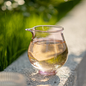 Heat Resistant Glass Fairness <b>Cup</b> 350ml Round High Borosilicate <b>Tea</b> Dispenser For Kung Fu <b>Tea</b> <b>Set</b> - Product Image 2