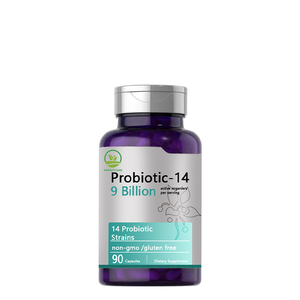 OEM Sprout Care Probiotic - 14 capsules, 9 milliards <span class=keywords><strong>de</strong></span> cultures actives, 14 souches, complément alimentaire pour la santé intestinale, non-OGM, sans gluten - Product Image 1