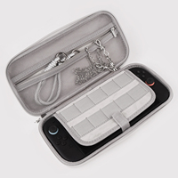 Nouveauté Étui de jeu pour Nintendo Switch 2 Étui de transport NS2 Console de jeu Décoration rétro argentée Étui rigide imperméable