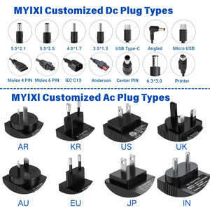 Myixi การรักษาด้วยแสงใบหน้า12V 2500MA 9V 3500mA <span class=keywords><strong>100</strong></span> <span class=keywords><strong>240V</strong></span> <span class=keywords><strong>50</strong></span> <span class=keywords><strong>60Hz</strong></span> <span class=keywords><strong>AC</strong></span> DC อะแดปเตอร์19v1.74a กล้องวงจรปิด LED streifen - Product Image 3