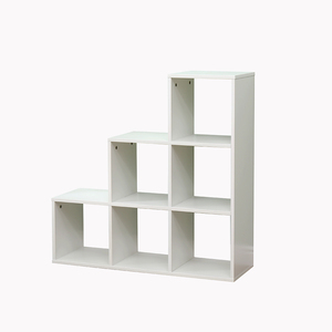Phong Cách <span class=keywords><strong>Modular</strong></span> Thiết Kế 3 Tier Đơn Vị 6 Khối Gỗ Ổn Định Đầu Giường Lưu Trữ Kệ Tủ Sách Tủ Quần Áo Bằng Gỗ Cho Tổ Chức - Product Image 6