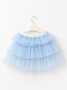 Falda Tutú para Niña con Volantes en Capas, Estampada, 100% Poliéster, Tul Plisado, Túnica en Capas, Ropa para Niñas Pequeñas, OEM ODM - Product Image 4