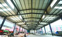 Plaques ondulées en FRP durables de l'usine RUNLIN, panneau d'éclairage, tuiles de toit transparentes - résistantes aux intempéries, haute résistance, garantie de 5 ans