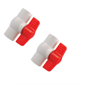 Vanne de contrôle de débit en spirale personnalisée et kit de raccord rapide pour conduites d'eau/gaz vanne à boisseau sphérique PVC - Product Image 3