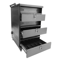 Armoire de charge intelligente personnalisée à 30 ports VR Power Cart & Storage pour station de charge AC pour casque VR