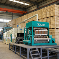 Machine à plateaux à œufs à économie d'énergie de qualité supérieure, 1500 pièces par heure, pour ligne d'emballage d'œufs, rentabilité élevée