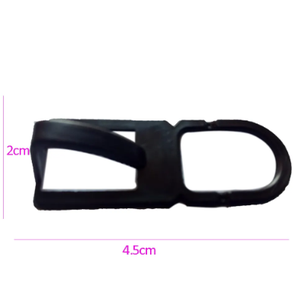 Nhà Máy bán hàng trực tiếp kích thước nhỏ Duty móc áo màu đen hiển thị kết nối nhựa - Product Image 2