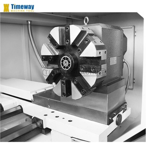 Torno CNC de torneado de metal de precisión Timeway, máquina de torno CNC de cama plana Horizontal, a la venta - Product Image 5